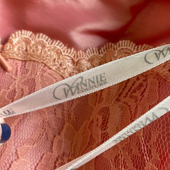 Vintage Y2K Winnie Couture Pink Sweetheart Tea Dress Strapless Size XS 0 2 Prom - Picture 8 of 8